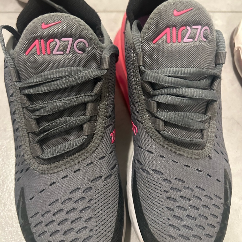 Nike Air 270 Gray with Pink Accents